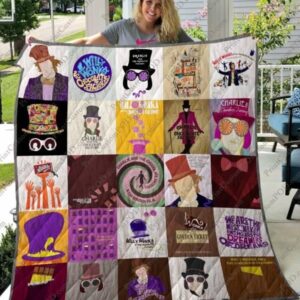 Charlie And The Chocolate Factory Quilt Blanket M040602  Quilt